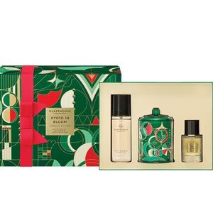 GLASSHOUSE FRAGRANCES Kyoto in Bloom Fragrance Trio Gift Set BRAND NEW/SEALED